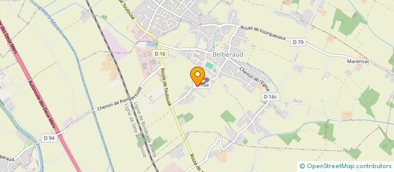 localisation de l'entreprise NICEPHORE  BELBERAUD