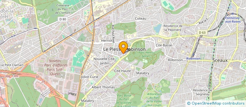 localisation de l'entreprise NICEPHORE CAMBOULIT II à LE PLESSIS-ROBINSON