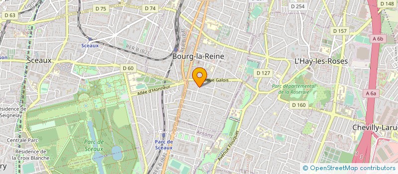 localisation de l'entreprise NICETTE HIBERTY à BOURG-LA-REINE