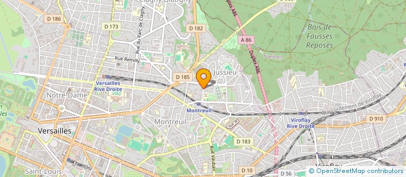 localisation de l'entreprise NICEWILLE à VERSAILLES
