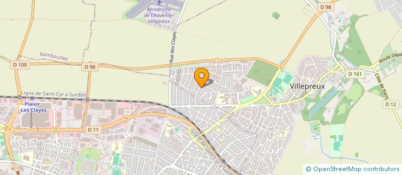 localisation de l'entreprise NICHA  VILLEPREUX