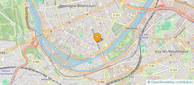 localisation de l'entreprise NICHA THAI SPA à BOULOGNE-BILLANCOURT