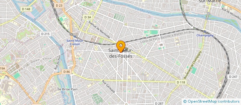 localisation de l'entreprise NICHABA à SAINT-MAUR-DES-FOSSES