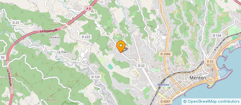 localisation de l'entreprise NICHAM IMMO  MENTON