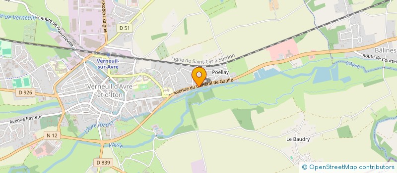 localisation de l'entreprise NICHOIR.FR à VERNEUIL D'AVRE ET D'ITON