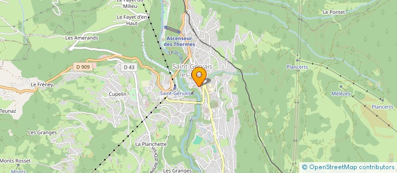 localisation de l'entreprise NICHOLAS LUKE HAMMERSLEY & KARIN FOX  SAINT GERVAIS LES BAINS