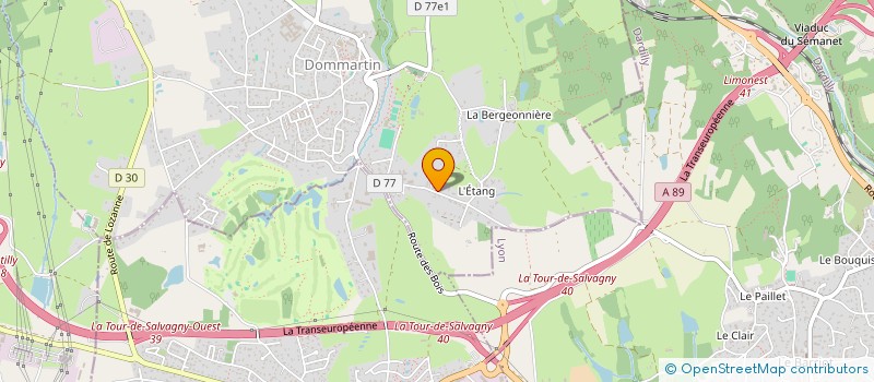 localisation de l'entreprise NICHRISTA  DOMMARTIN