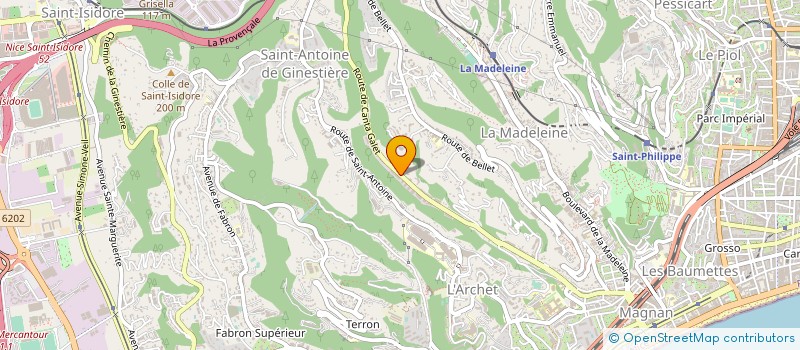 localisation de l'entreprise NICITAL  NICE