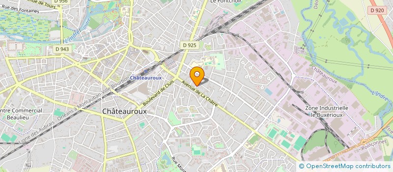 localisation de l'entreprise NICKAIA à CHATEAUROUX
