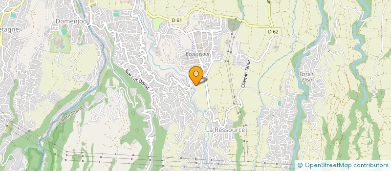 localisation de l'entreprise NICKEL BAT PEINTURE  SAINTE-MARIE