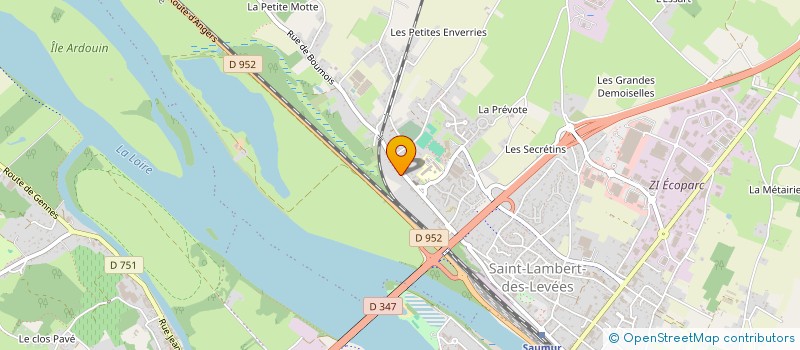localisation de l'entreprise NICKEL CHROME à SAUMUR