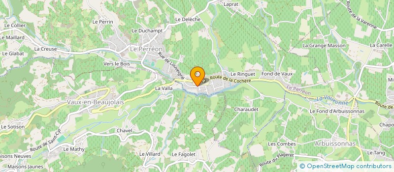 localisation de l'entreprise NICKEL CHROME à LE PERREON