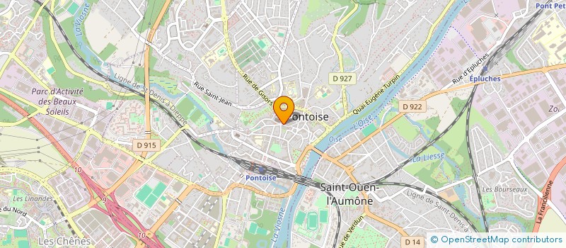 localisation de l'entreprise NICKEL CORD'  PONTOISE