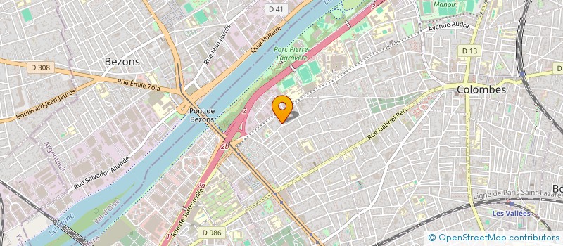 localisation de l'entreprise NICKEL PLOMBERIE à COLOMBES