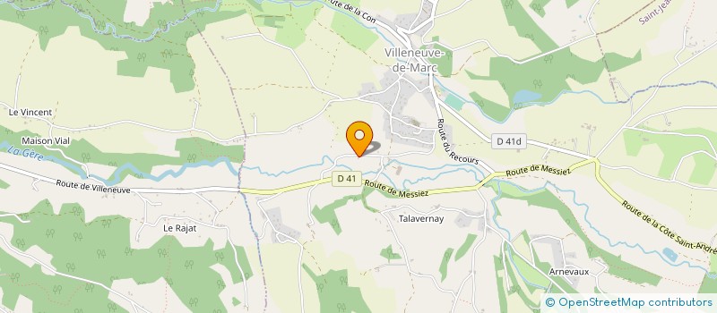 localisation de l'entreprise NICKEL PROPRE 38  VILLENEUVE-DE-MARC