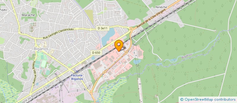 localisation de l'entreprise NICKEL SERVICES à BIGANOS