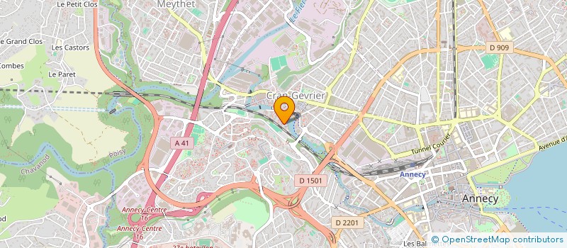 localisation de l'entreprise NICKEL SERVICES NETTOYAGE à ANNECY