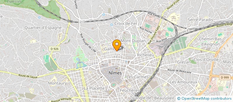 localisation de l'entreprise NICKI HAND TOUCH  NIMES