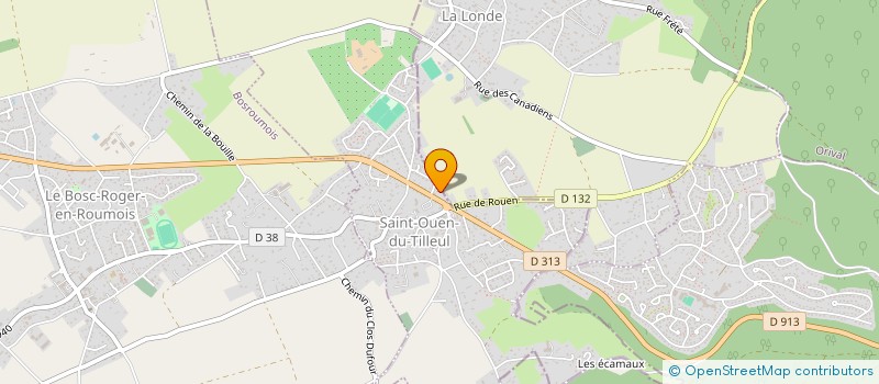 localisation de l'entreprise NICKOS ASCENSEURS à SAINT-OUEN-DU-TILLEUL