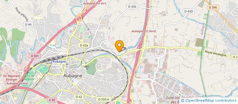 localisation de l'entreprise NICKY  AUBAGNE