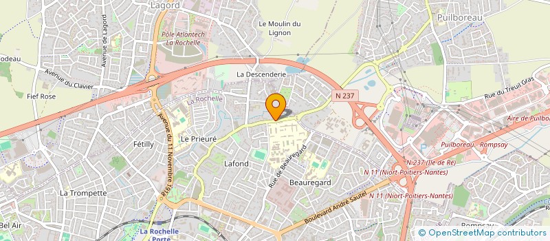 localisation de l'entreprise NICKY-MASTER MASSAGES  LA ROCHELLE