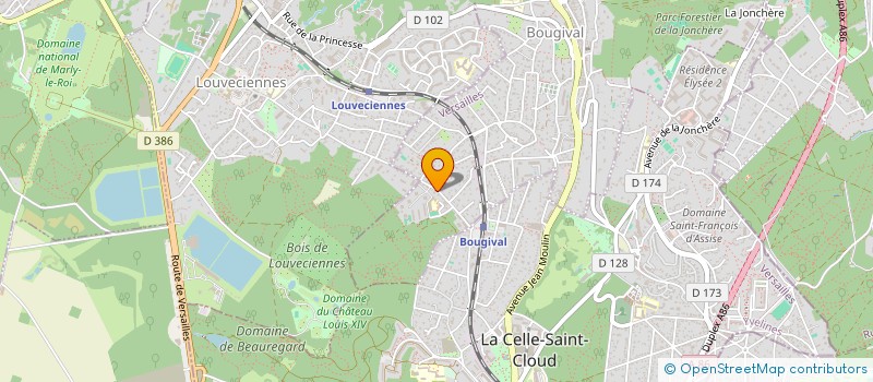 localisation de l'entreprise NICLEGA  BOUGIVAL