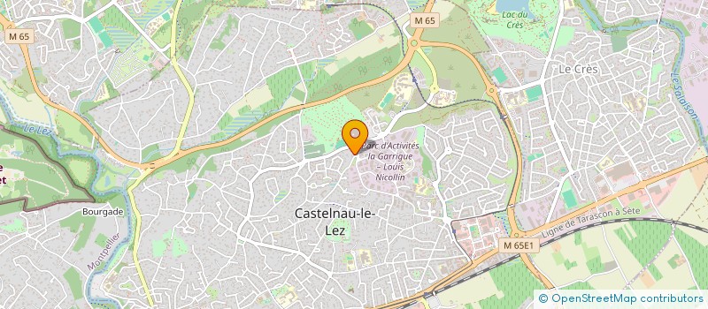 localisation de l'entreprise NICLO  CASTELNAU-LE-LEZ