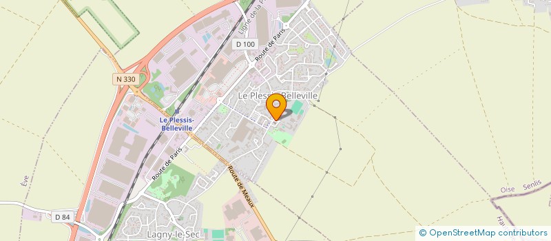 localisation de l'entreprise NICO  LE PLESSIS-BELLEVILLE