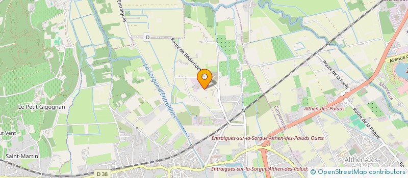 localisation de l'entreprise NICO à ENTRAIGUES-SUR-LA-SORGUE