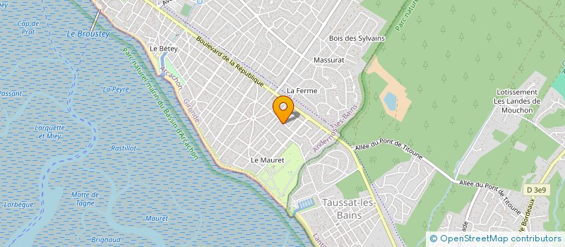 localisation de l'entreprise NICO  ANDERNOS-LES-BAINS