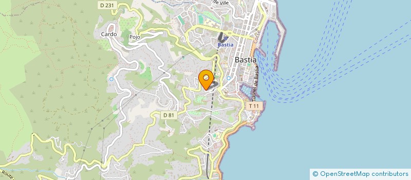 localisation de l'entreprise NICO à BASTIA