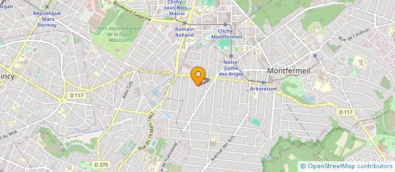 localisation de l'entreprise NICO à MONTFERMEIL