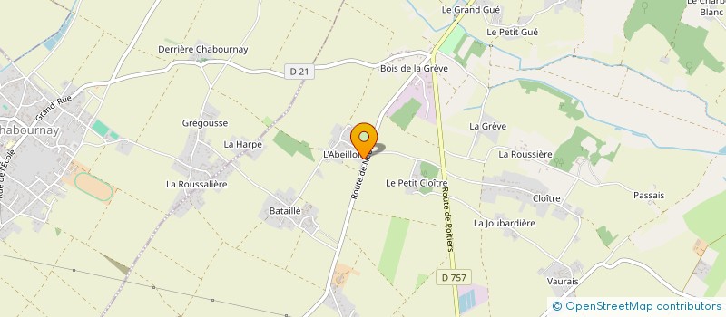localisation de l'entreprise NICO AGENCEMENT à SAINT-MARTIN-LA-PALLU