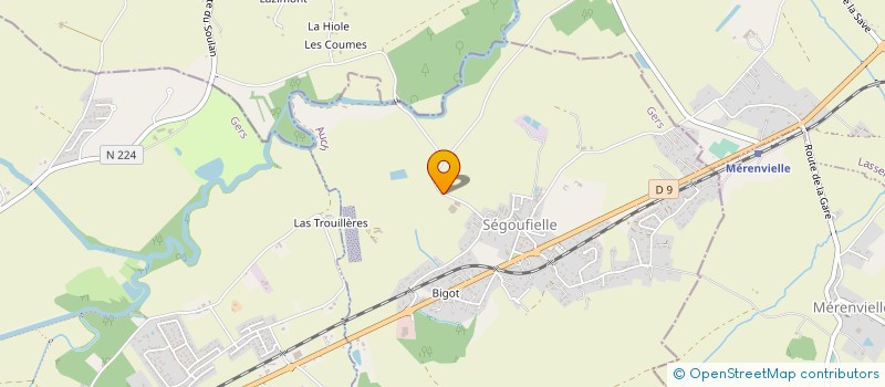 localisation de l'entreprise NICO-AUTO  SEGOUFIELLE