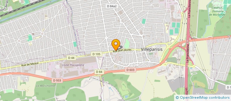 localisation de l'entreprise NICO BAT  VILLEPARISIS