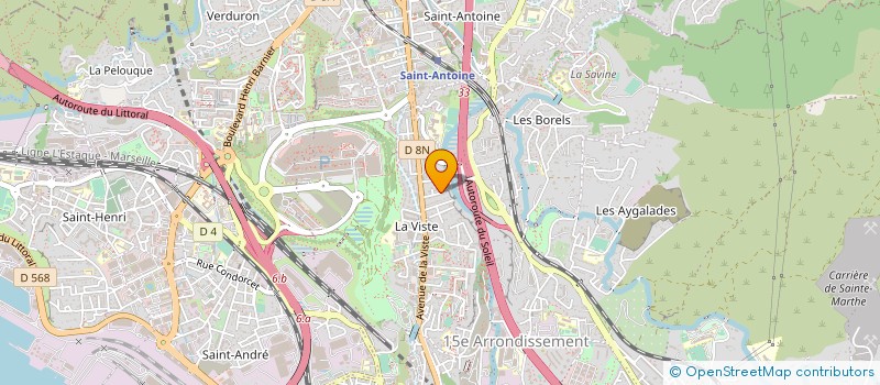 localisation de l'entreprise NICO CONCEPT à MARSEILLE