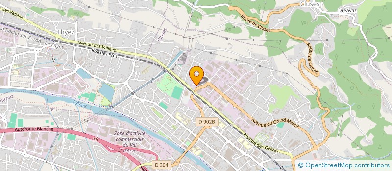 localisation de l'entreprise NICO ELEC à CLUSES