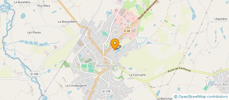 localisation de l'entreprise NICO ENERGIE  MONCOUTANT-SUR-SEVRE