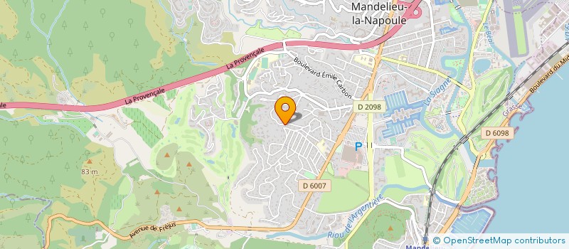 localisation de l'entreprise NICO ET LES CHOCOLATS  MANDELIEU-LA-NAPOULE