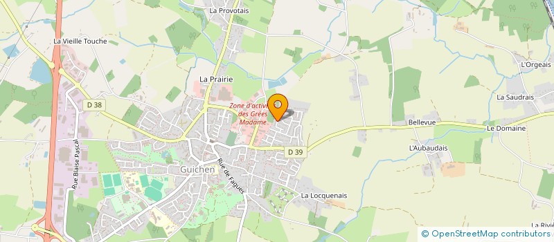 localisation de l'entreprise NICO-ET-LILI  GUICHEN