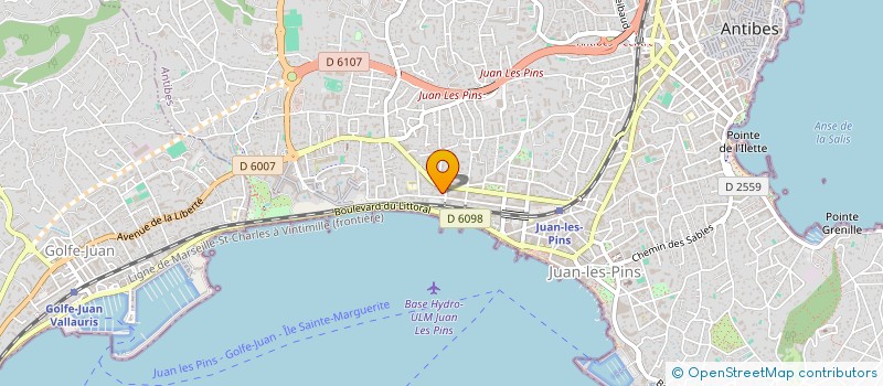 localisation de l'entreprise NICO ET NINO à ANTIBES