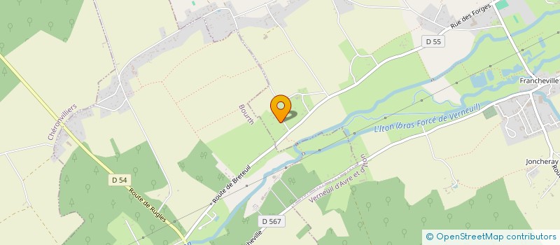 localisation de l'entreprise NICO IMMO  VERNEUIL D'AVRE ET D'ITON