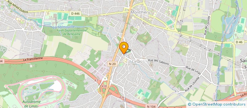 localisation de l'entreprise NICO PARIS SCI à LINAS