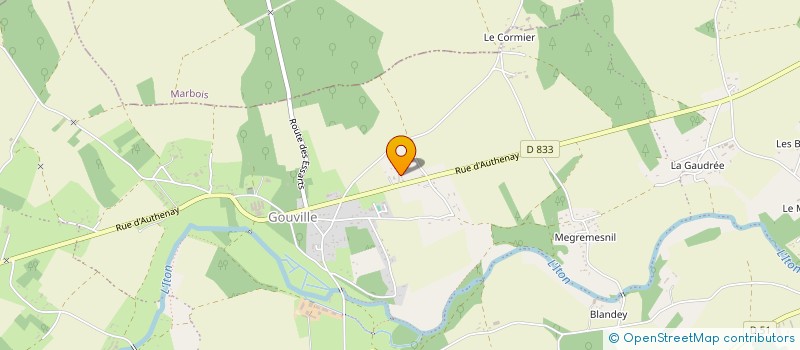 localisation de l'entreprise NICO PAYSAGE  BRETEUIL