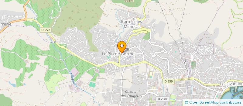 localisation de l'entreprise NICO PHARM INVEST  BORMES-LES-MIMOSAS