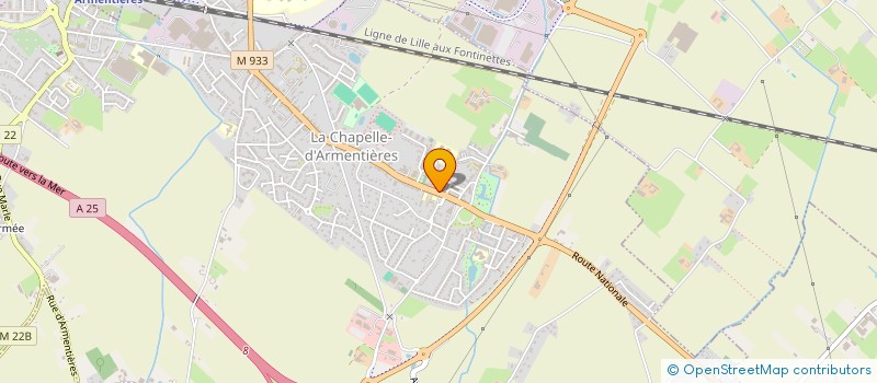 localisation de l'entreprise NICO PIZZA  LA CHAPELLE-D'ARMENTIERES