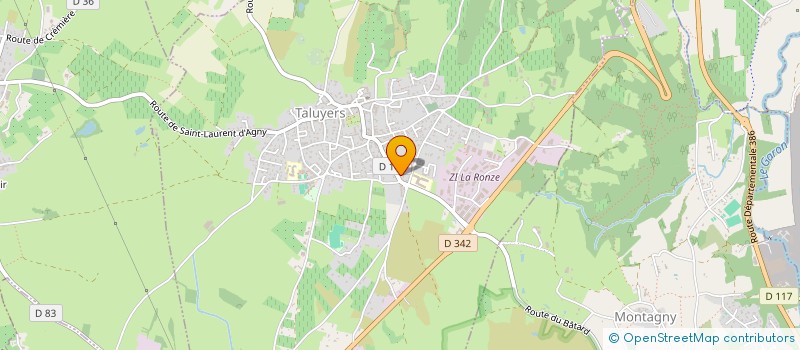 localisation de l'entreprise NICO PLOMBERIE  TALUYERS