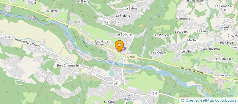 localisation de l'entreprise NICO PLOMBERIE  VERCHAIX