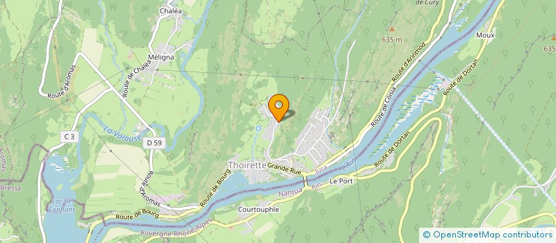 localisation de l'entreprise NICO PLOMBERIE  THOIRETTE-COISIA