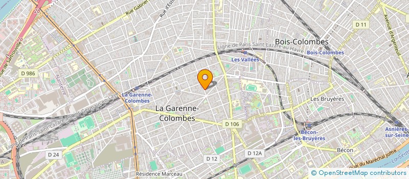 localisation de l'entreprise NICO RENOV à LA GARENNE-COLOMBES